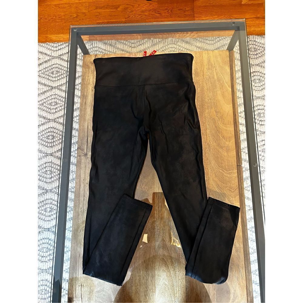 Spanx Faux Leather Leggings Black Medium - Picture 4 of 4